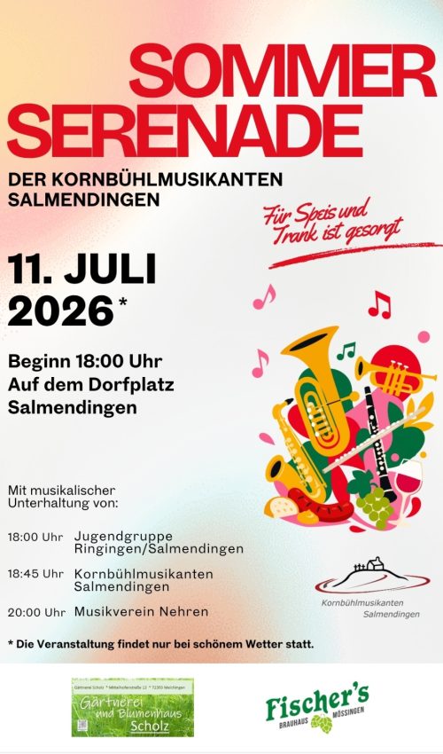 Flyer Serenade 2026
